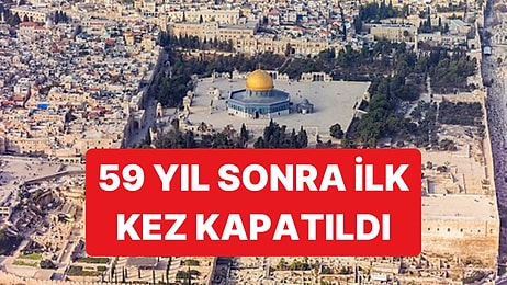 İsrail, Mescid-i Aksa'yı 59 Yıl Sonra İlk Kez Bayram Namazında Yasakladı