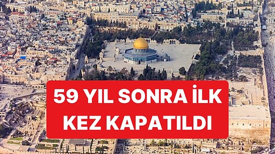 İsrail, Mescid-i Aksa'yı 59 Yıl Sonra İlk Kez Bayram Namazında Yasakladı