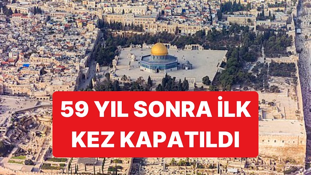 İsrail, Mescid-i Aksa'yı 59 Yıl Sonra İlk Kez Bayram Namazında Yasakladı