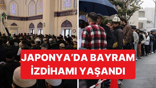 Japonya'da Kalabalık Nedeniyle 5 Kez Üst Üste Bayram Namazı Kılındı