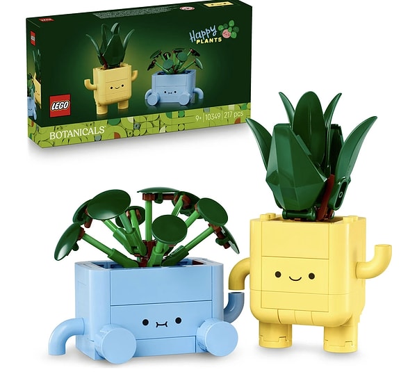 Solmayan en tatlı bitkiler: LEGO Botanicals Mutlu Bitkiler!