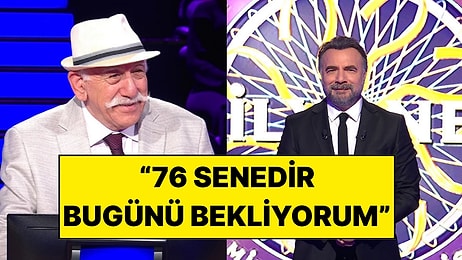 “76 Senedir Bugünü Bekliyorum” Diyen Milyoner Yarışmacısı Hikayesiyle Dikkat Çekti