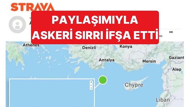 Spor Uygulamasından Paylaşım Yapan Asker Uçak Gemisinin Yerini İfşa Etti