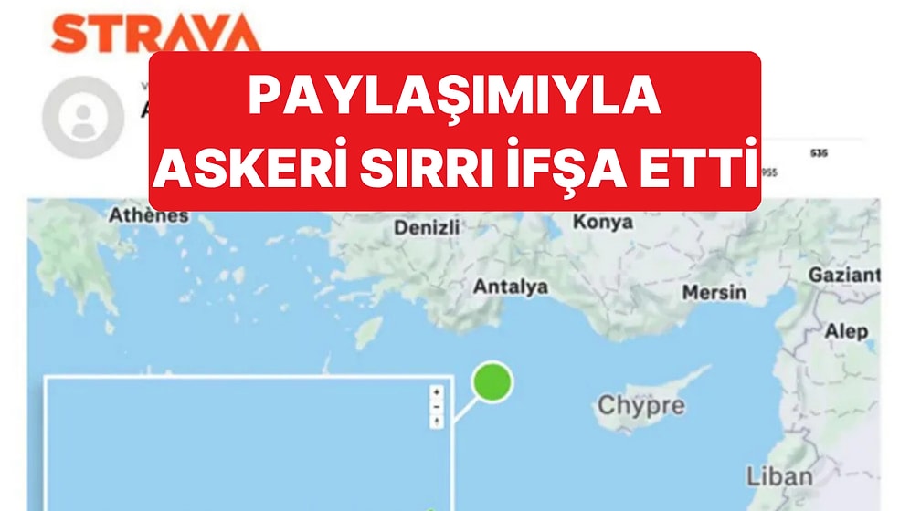 Spor Uygulamasından Paylaşım Yapan Asker Uçak Gemisinin Yerini İfşa Etti