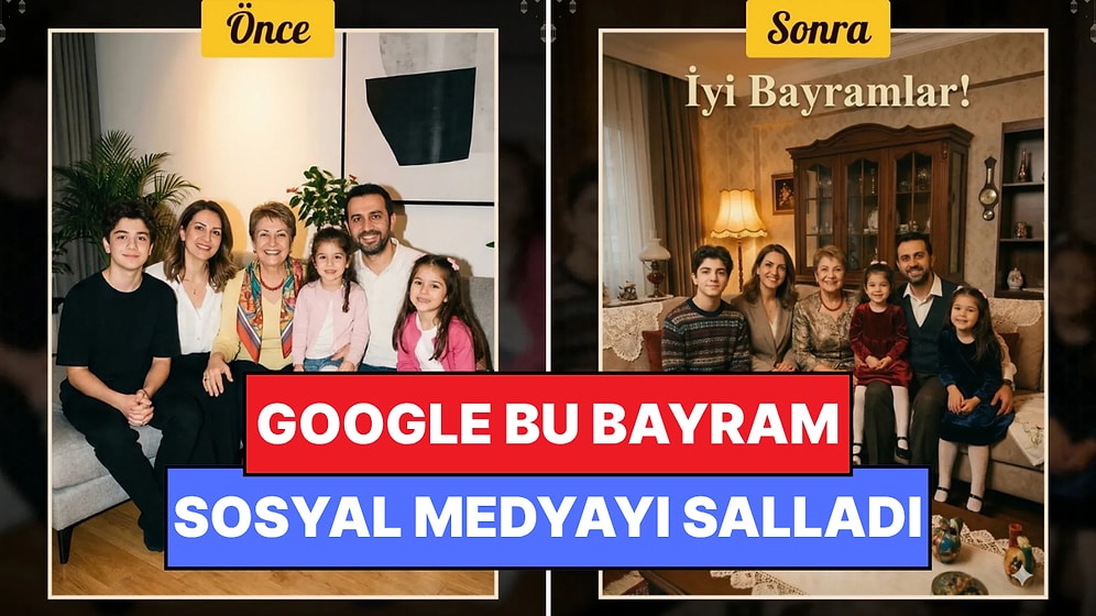 Google Gemini'dan Bayram Şekeri Gibi Akım: Fotoğrafları Nostaljik Karelere Dönüştürdüler
