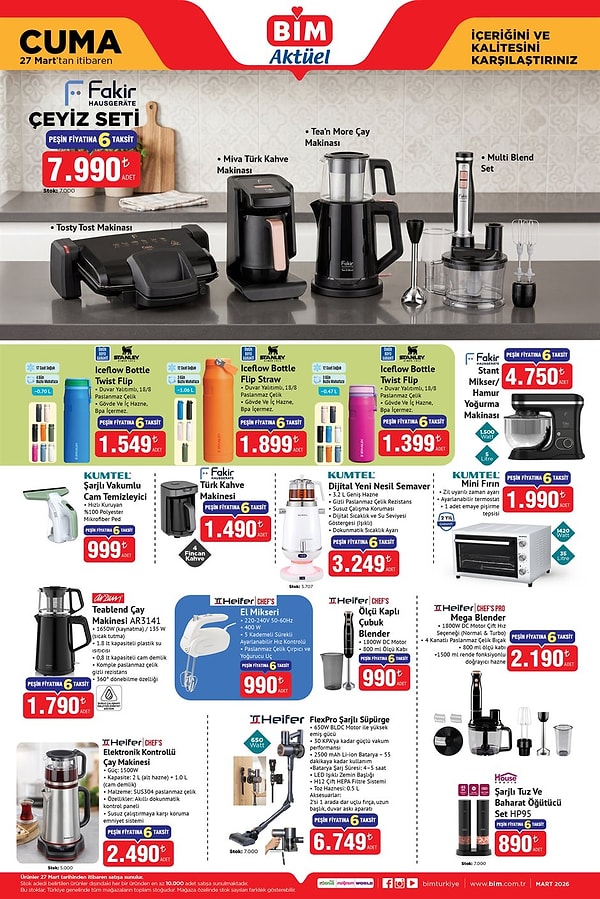 Fakir Çeyiz Seti 7.990 TL