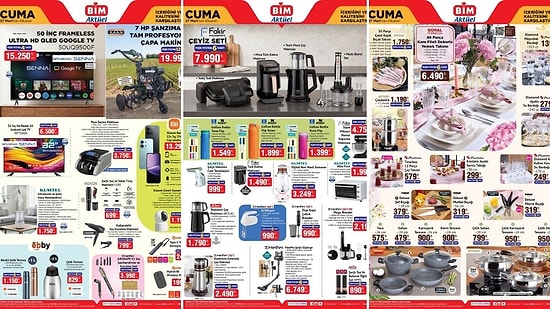 BİM'e Çeyiz Seti Geliyor! 27 Mart 2026 BİM Aktüel Kataloğu