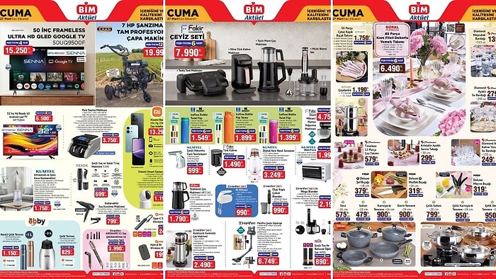 BİM'e Çeyiz Seti Geliyor! 27 Mart 2026 BİM Aktüel Kataloğu