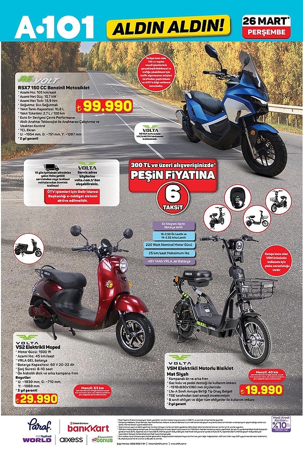 REVOLT 150 CC Benzinli Motosiklet 99.990 TL