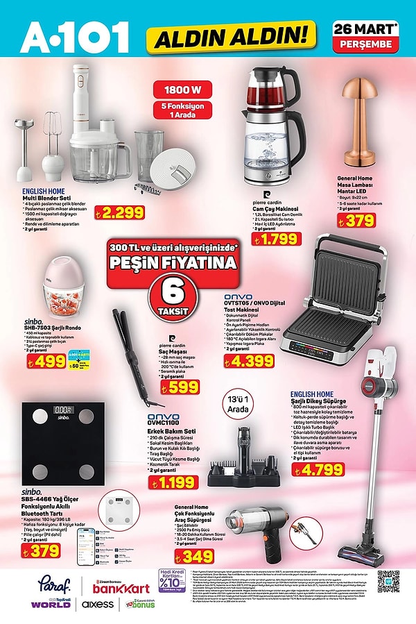 English Home Multi Blender Seti 2.299 TL