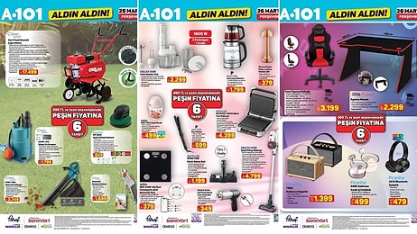 A101'e Benzinli Çapa Motoru Geliyor! 26 Mart 2026 A101 Aldın Aldın Kataloğu