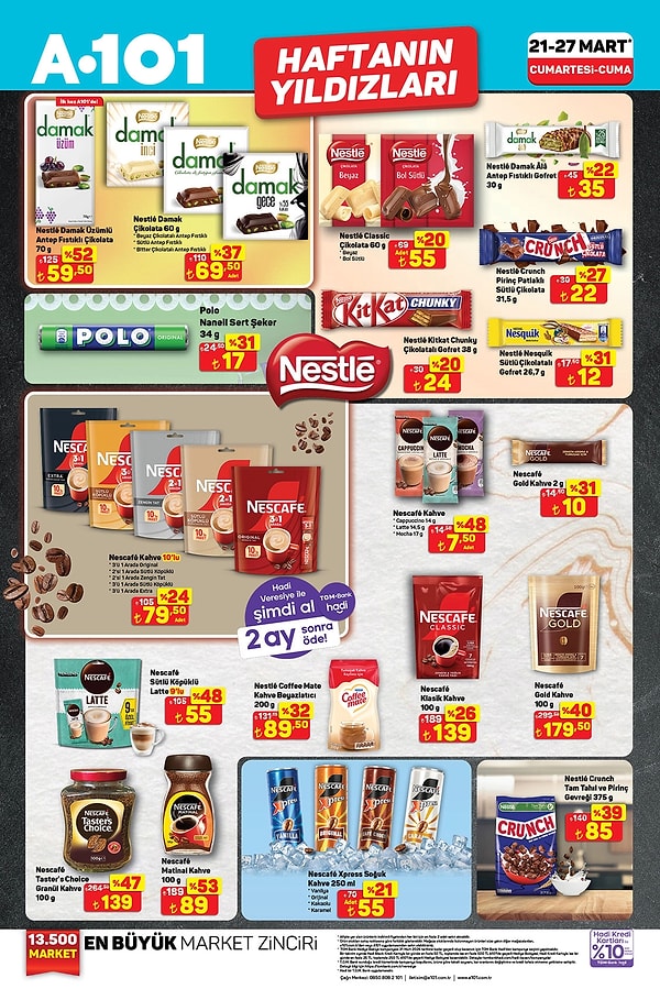 Nestle Damak Ala Antep Fıstıklı Gofret 35 TL