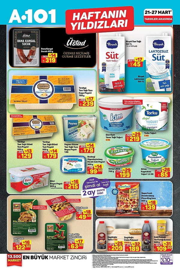 Birşah Tam Yağlı Süt 1 Litre 45 TL