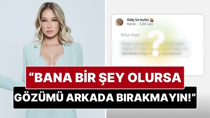 Gülçin Ergül Paylaşımlarıyla Endişelendirdi!