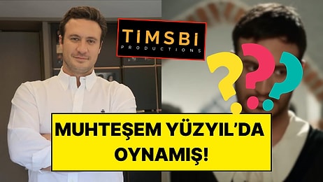 TİMSBİ’nin Ortağı Ünlü Yapımcı Burak Sağyaşar’ın Muhteşem Yüzyıl’da Rol Aldığı Ortaya Çıktı