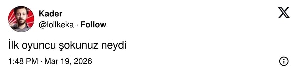 Tweetler de bu şekilde 👇