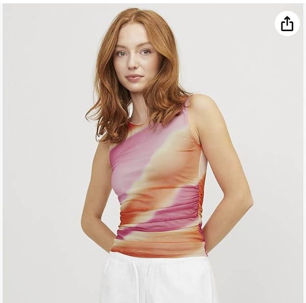 Gün batımı renkleri: Jack & Jones Mesh Top!