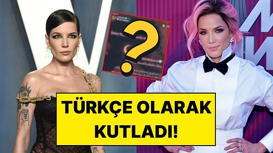 Ünlü Şarkıcı Halsey Ramazan Bayramı’nı Türkçe Kutladı