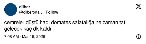 Haftaya görüşmek üzere!