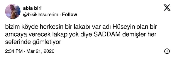 Her köyde olan o lakap;