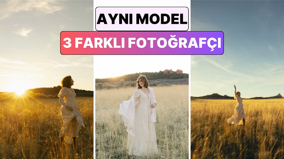 Sanat Dediğin! Aynı Modelin 3 Farklı Fotoğrafçı Tarafından Çekilen Fotoğrafları