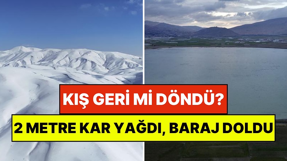 Bahar Gelemeden Kış Geri Döndü: Türkiye'de Yağış Olmayan Yer Yok