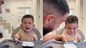 Pure Happiness: The Heartwarming Moment a Little Boy With Limb Differences Learns to Feed Himself Solo