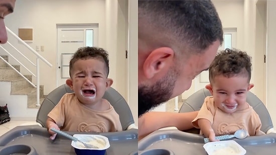 Pure Happiness: The Heartwarming Moment a Little Boy With Limb Differences Learns to Feed Himself Solo