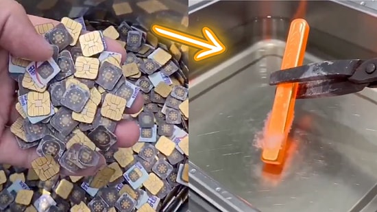 From E-Waste to Treasure: Watch This Content Creator Melt Down Old Sim Cards to Extract Real Gold Particles