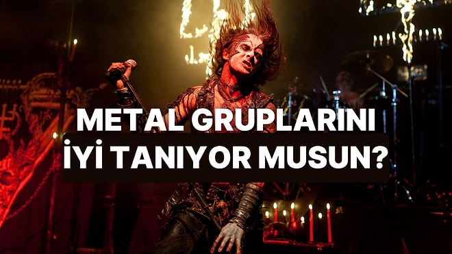 Metal Grupları Logolarından Tanıyabilecek misin?