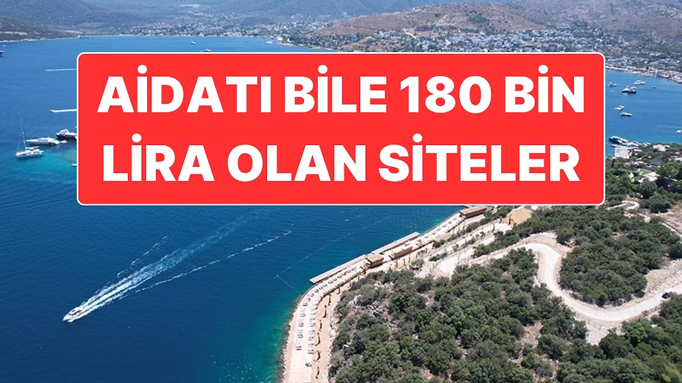 Ünlü Tatil Bölgesinde Site Aidatları 180 Bin Liraya Kadar Çıktı