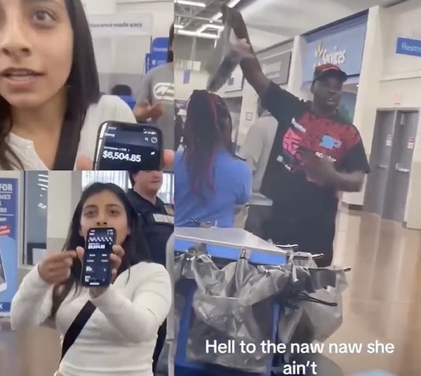 ABD’de bir mağazada yaşanan ilginç anlar sosyal medyada gündeme oturdu.