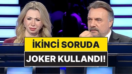 Kim Milyoner Olmak İster'de Yarışmacının İkinci Soruda Joker Kullanması Şaşkınlık Yarattı