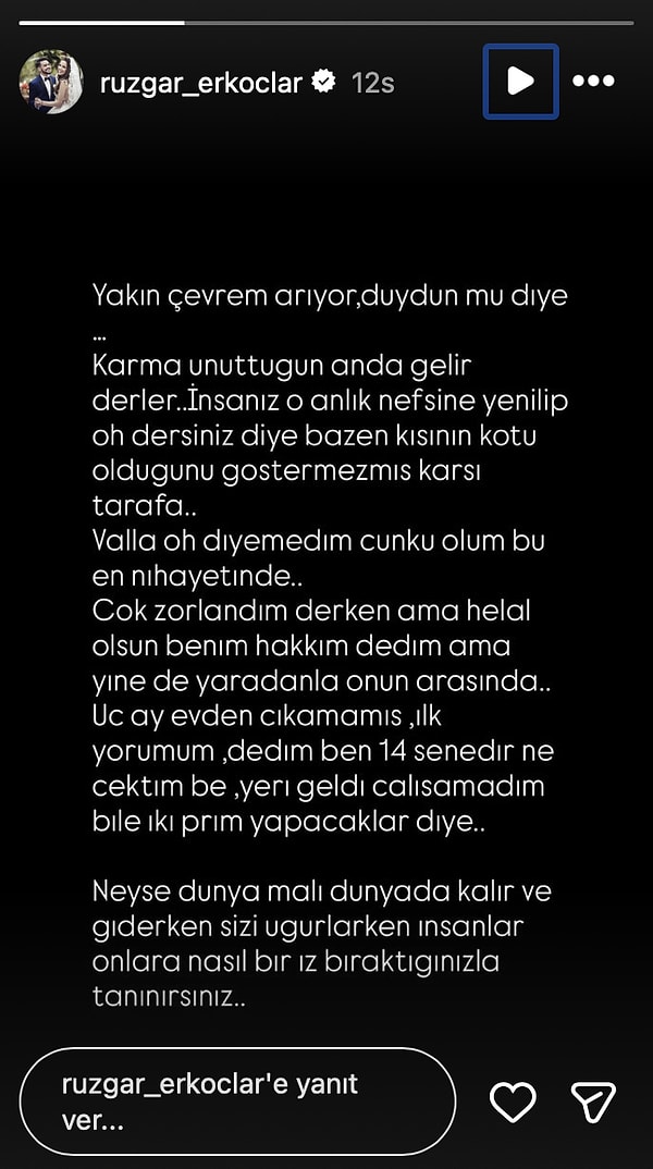 Yıllar sonra Erol Köse’nin vefatıyla birlikte bu eski polemik yeniden gündeme gelirken, Rüzgar Erkoçlar da dikkat çeken bir paylaşım yaptı.