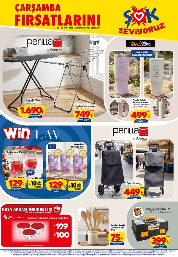 Perilla Nano Ütü Masası 1.690 TL