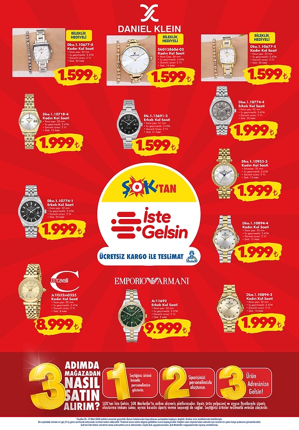 Daniel Klein Bileklik Hediyeli 1.599 TL