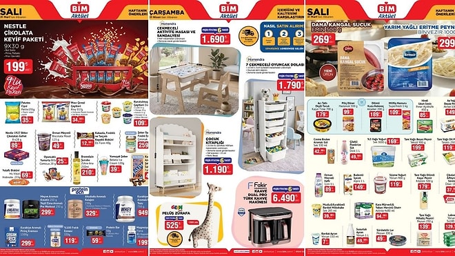 31 Mart 2026 BİM Aktüel Haftanın Önerileri Kataloğu