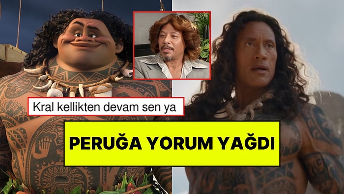 Moana Filminde Dwayne Johnson’ın İlk Kareleri Paylaşıldı: Peruk Detayı Konuşuldu