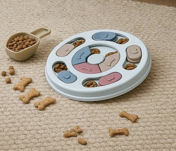 Evcil hayvanınıza zeka oyunu: Mama Bulmaca Oyuncağı!