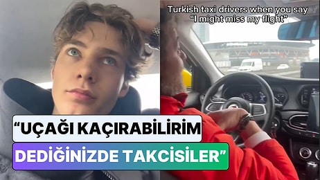 Türkiye'ye Gelen Hollandalı Model Uçağı Kaçırmak Üzere Olduğunu Söyleyince Taksicinin Verdiği Çabayı Paylaştı