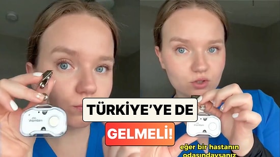 Amerika'da Çalışan Bir Hemşire Sağlık Çalışanlarının Güvenlik İçin Kullandığı Cihazı Gösterdi