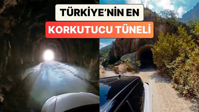Bir Sosyal Medya Kullanıcısı Türkiye'nin En Korkutucu Tüneli Olan Aladağ Küp Şelalesi Tüneli'ni Paylaştı