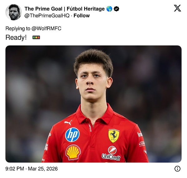 Kırmızı renginden dolayı Ferrari pilotu benzetmesi de yapıldı.