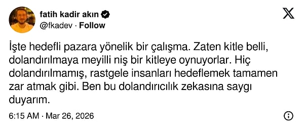 Bu yeni yöntem sosyal medyada da konuşuldu.