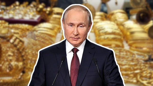 Putin'den külçe altın ihracatına yasak.