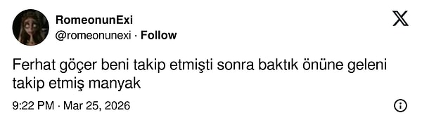 Ancak bu kez gündem olma sebebi bir şarkı ya da konser değil… X’te viral olan bir tweet!