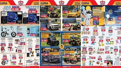 BİM'e Akülü Volvo Kepçe Geliyor! 3 Nisan 2026 BİM Aktüel Kataloğu