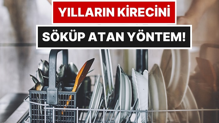 Ucuz Ama Etkili: Bulaşık Makinesinde Yıllardır Biriken Kireci Tek Hamlede Söküyor!