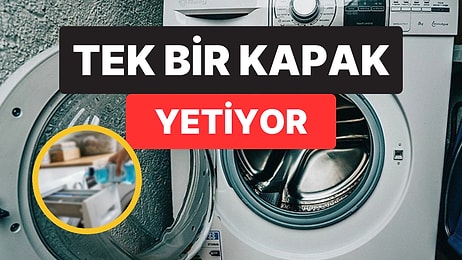 Bir Kapak Yetiyor: Çamaşır Makinesindeki Küf Kokusunu Anında Geçiren Yöntem