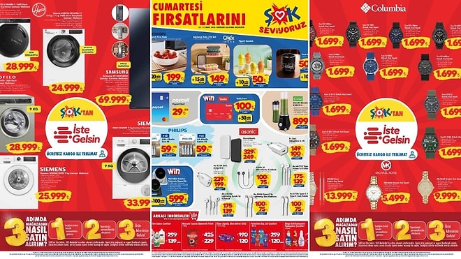 ŞOK'a Çamaşır Kurutma Makinesi Geliyor! 28 Mart 2026 ŞOK Aktüel Ürünler Kataloğu